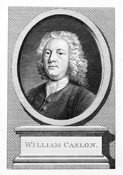 William Caslon by English School